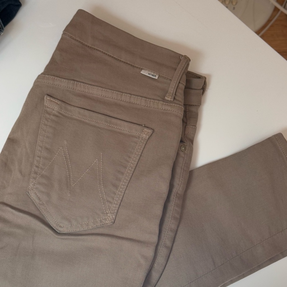 Tan Mother jeans - size 28